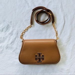 Tory Burch Britten Mini Bag - Brown